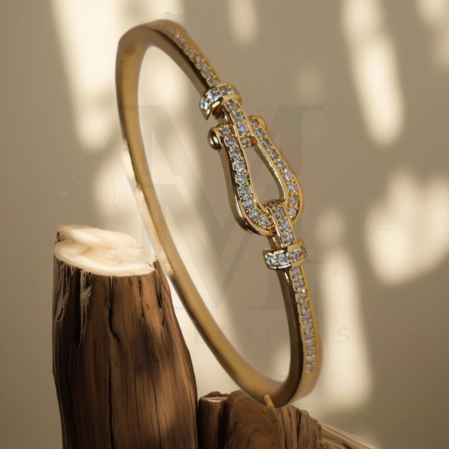 Golden Cartier-Style Bangle